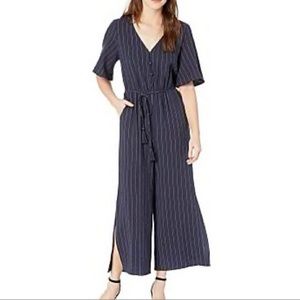 Anthropologie Moon River Pinstriped Jumpsuit